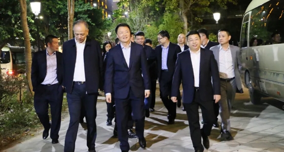 中國銀行浙江省分行領(lǐng)導(dǎo)到訪東堡山華僑文博生態(tài)城規(guī)劃館